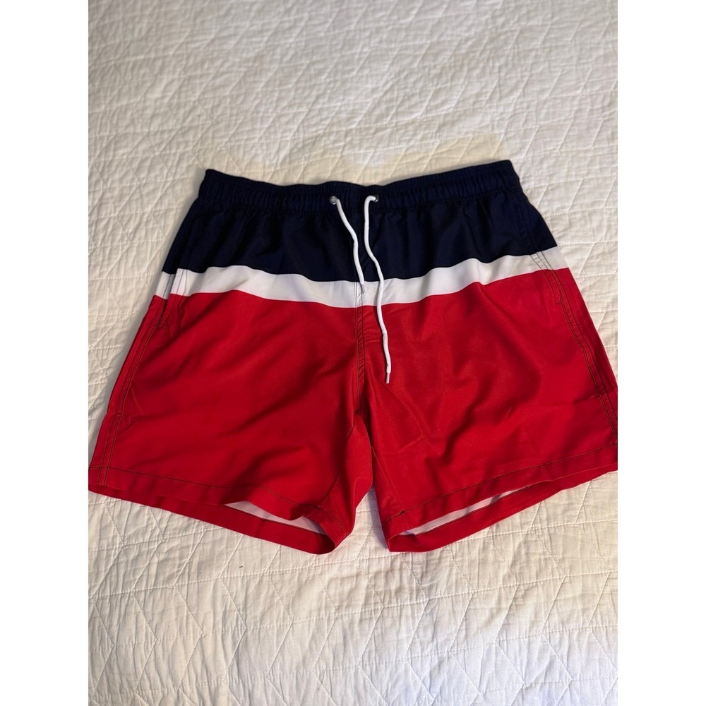 SILKWORLD Mens Swimming Trunks‎ with Compression Line men's large